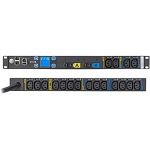 Eaton Metered Input rack PDU  1U  L6-30P input  10 ft cord  Single-phase  200-240V  Outlets: (18) C13 Outlet grip - NEMA L6-30P - 18 x IEC 60320 C13 - 230 V AC - 5760 W - Network (RJ-45