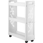 Whitmor 6208-5120 Utility Cart 3 Shelf - 3 Casters - 8.5in Length x 26in Width x 31in Height