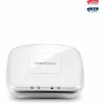 TRENDnet AC1750 Dual Band PoE Access Point  1300Mbps WiFi AC+450 Mbps WiFi N  WDS Bridge  WDS Station  Repeater Modes  Band Steering  WiFi Traffic Shaping  IPv6  White  TEW-825DAP - AC1