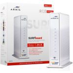 SURFboard SURFBoard Internet  Wi-Fi & Voice Modem - 4 x Network (RJ-45) - F-type - USB - 1024 Mbit/s Broadband - Gigabit Ethernet - Desktop