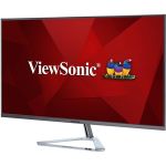 Viewsonic Ultra Slim VX3276-2K-MHD 32in WQHD LED LCD Monitor - 16:9 - Silver - 2560 x 1440 - 1.07 Billion Colors - 250 Nit - 4 ms - HDMI - DisplayPort