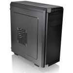 Thermaltake V100 Perforated Computer Case - Mid-tower - Black - SPCC - 6 x Bay - 1 x 4.72in x Fan(s) Installed - 0 - Mini ITX  Micro ATX  ATX Motherboard Supported - 7 x Fan(s) Supporte