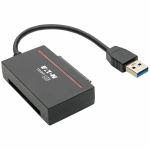 Eaton Tripp Lite Series USB 3.1 Gen 1 (5 Gbps) to CFast 2.0 Card and SATA III Adapter  USB-A - 1 x HDD Supported - Serial ATA/600 - USB 3.1 - Acrylonitrile Butadiene Styrene (ABS)