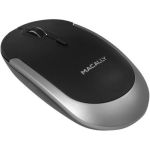 Macally Bluetooth Optical Quiet Click Mouse - Optical - Wireless - Bluetooth - 1600 dpi - Scroll Wheel - 2 Button(s) - Symmetrical