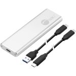 SIIG Drive Enclosure - USB 3.1 Type C Host Interface - UASP Support External - Silver - Aluminum