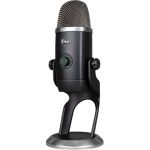 Blue Yeti X Microphone - Stereo - 20 Hz to 20 kHz - Wired - Condenser - Cardioid  Bi-directional  Omni-directional - Stand Mountable  Desktop - USB