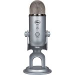 Blue Yeti Microphone - Stereo - 20 Hz to 20 kHz - Wired - Condenser - Cardioid  Bi-directional  Omni-directional - Desktop  Stand Mountable  Side-address - USB