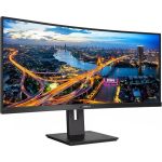 Philips Ultrawide 346B1C 34in WQHD Curved Screen WLED LCD Monitor - 21:9 - Textured Black - 34in Class - Vertical Alignment (VA) - 3440 x 1440 - 16.7 Million Colors - Adaptive Sync - 30