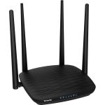 Tenda AC5 Wi-Fi 5 IEEE 802.11ac Ethernet Wireless Router - 2.40 GHz ISM Band - 5 GHz UNII Band(4 x External) - 145.88 MB/s Wireless Speed - 3 x Network Port - 1 x Broadband Port - Fast