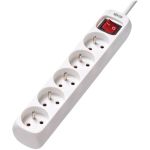 Tripp Lite by Eaton 5-Outlet Power Strip - French Type E Outlets  220-250V AC  16A  1.5 m Cord  Type E Plug  White - French - 5 x French/Belgian - 4.92 ft Cord - 16 A Current - 230 V AC