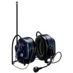 Peltor LiteCom Plus WS Headset - Stereo - XLR - Wired/Wireless - Bluetooth - Binaural - Ear-cup - Dynamic  Noise Cancelling Microphone - Navy Blue