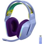 Logitech 981-000889 Lightspeed Wireless RGB Gaming Headset Binaural Uni-directional Microphone Lilac