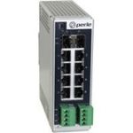 Perle IDS-710HP Ethernet Switch - 8 Ports - Manageable - 2 Layer Supported - Modular - 2 SFP Slots - 480 W Power Consumption - Optical Fiber  Twisted Pair - PoE Ports - DIN Rail Mountab