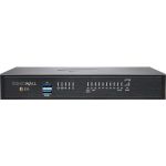 SonicWall TZ570P High Availability Firewall - 8 Port - 1000Base-T - 5 Gigabit Ethernet - AES (192-bit)  DES  MD5  AES (256-bit)  3DES  AES (128-bit)  SHA-1 - 3 x RJ-45 - 2.0 Total Expan