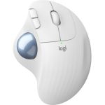 Logitech 910-005868 ERGO M575 Wireless TrackballOptical Bluetooth/2.4GHz 2000dpi Scroll Wheel 5 Button Off-White