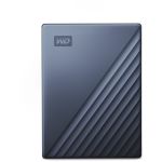 WD My Passport Ultra 5TB Portable Hard Drive External - Blue - Desktop PC Device Supported - USB 3.0 - 256-bit Encryption