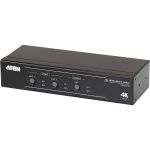 ATEN 2 x 2 True 4K HDMI Matrix Switch with Audio De-Embedder - 4096 x 2160 - 4K - 2 x 2 - Display - 2 x HDMI Out