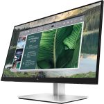 HP E24u G4 24in Class Full HD LCD Monitor - 16:9 - Black  Silver - 23.8in Viewable - In-plane Switching (IPS) Technology - 1920 x 1080 - 250 Nit - 5 ms - HDMI - DisplayPort - USB Hub