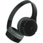 Belkin SoundForm Mini Wireless On-Ear Headphones for Kids - Stereo - Mini-phone (3.5mm) - Wired/Wireless - Bluetooth - 30 ft - On-ear  Over-the-head  Over-the-ear - Binaural - Ear-cup -