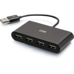 C2G 4-Port USB Hub - USB 2.0 Hub - USB Multiport Hub - 480Mbps - USB Type A - 4 USB Port(s)