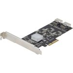 StarTech.com 8 Port SATA PCIe Card  PCI Express 6Gbps SATA Expansion Card with 4 Controllers  PCI-e x4 Gen 2 to SATA III Adapter Card - SATA III 6Gbps PCIe x4 Gen 2 card - PCIe SATA exp