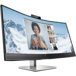 HP E34m G4 34in WQHD Curved Screen LED LCD Monitor - 21:9 - 34in Class - Vertical Alignment (VA) - 3440 x 1440 - 16.7 Million Colors - 400 Nit - 5 ms - 75 Hz Refresh Rate - HDMI - Displ