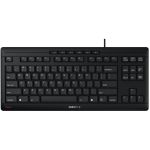 CHERRY STREAM TKL Wired Keyboard - Compact Black Quiet Cap Lock & Scroll LED's