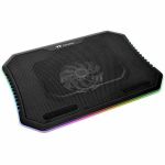 Thermaltake Massive 12 RGB Cooling Stand - Upto 15in Screen Size Notebook Support - 1 Fan(s) - 1500 rpm - 314.2 gal/min - Metal Mesh  Plastic - Black