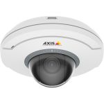 AXIS M5074 1 Megapixel Indoor HD Network Camera - Color - Mini Dome - TAA Compliant - H.264  Motion JPEG - 1280 x 720 - 5x Optical - Ceiling Mount