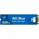 WD WDS500G3B0B SA510 Blue 500GB M.2 Solid State Drive SATA 3 M.2 2280 Reads Up to 560 MBps Writes Up to 510 MBps