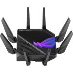 ASUS GT-AXE16000 ROG Rapture GT-AXE16000 Wireless Quad-Band 1G / 10G Gaming Router Wi-Fi 6E (802.11ax) 4x Gigabit LAN 2x 10G LAN