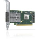 NVIDIA ConnectX-6 Dx Ethernet SmartNIC - PCI Express 4.0 x16 - 12.50 GB/s Data Transfer Rate - 2 Port(s) - Optical Fiber - 100GBase-X - QSFP56 - Plug-in Card