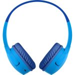 Belkin SoundForm Mini Wireless On-Ear Headphones for Kids - Stereo - Mini-phone (3.5mm) - Wired/Wireless - Bluetooth - 30 ft - On-ear  Over-the-head  Over-the-ear - Binaural - Ear-cup -