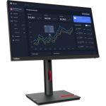 Lenovo ThinkVision T23i-30 23in Full HD WLED LCD Monitor - 16:9 - Raven Black - 23in Class - In-plane Switching (IPS) Technology - 1920 x 1080 - 16.7 Million Colors - 250 Nit - 4 ms - 6