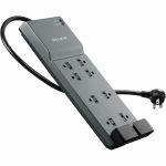 Belkin 8 Outlet Home/Office Surge Protector With Telephone Protection - 8 x AC Power - 1875 VA - 3390 J - 120 V AC Input - Ethernet  Phone/Fax/Modem/DSL  Coaxial Cable Line - 6 ft