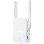 Tenda A33 Dual Band IEEE 802.11 a/b/g/n/ac/ax 2.91 Gbit/s Wireless Range Extender - 2.40 GHz  5 GHz - 2 x External Antenna(s) - External - MIMO Technology - 1 x Network (RJ-45) - Gigabi