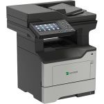 Lexmark MX622adhe Laser Multifunction Printer - Monochrome - Copier/Fax/Printer/Scanner - 50 ppm Mono Print - 1200 x 1200 dpi Print - Automatic Duplex Print - Up to 175000 Pages Monthly