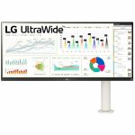 LG 34BQ680-W 34in UW-UXGA Curved Screen LCD Monitor - 21:9 - 34in Class - In-plane Switching (IPS) Technology - 2560 x 1080 - HDMI - DisplayPort