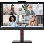 Lenovo ThinkVision T27hv-30 27in Class Webcam WQHD LCD Monitor - 16:9 - Raven Black - 27in Viewable - In-plane Switching (IPS) Technology - 2560 x 1440 - 16.7 Million Colors - 300 Nit -