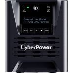 CyberPower Smart App Sinewave PR750LCD3C 750VA Mini-tower UPS - Mini-tower - AVR - 8 Hour Recharge - 3.30 Minute Stand-by - 120 V AC Input - 120 V AC Output - Sine Wave - Serial Port -