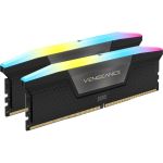 Corsair CMH32GX5M2B6400C36 VENGEANCE RGB DDR5 32GB (2x16GB) DDR5 6400 PC5-51200 C36 1.4V Intel XMP Memory Black