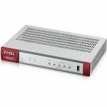 ZYXEL ZyWALL USG FLEX 100 Network Security/Firewall Appliance - Intrusion Prevention - 5 Port - 10/100/1000Base-T - Gigabit Ethernet - 900 Mbit/s Firewall Throughput - SSL  DES  3DES  A