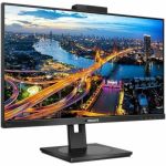 Philips 242B1H 24in Class Webcam Full HD LED Monitor - 16:9 - Textured Black - 23.8in Viewable - In-plane Switching (IPS) Technology - WLED Backlight - 1920 x 1080 - 16.7 Million Colors