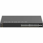 Netgear AV Line M4350-24X4V Ethernet Switch - 24 Ports - Manageable - 25 Gigabit Ethernet - 10GBase-X  25GBase-X  10GBase-T  5GBase-T  2.5GBase-T  10/100/1000Base-T - 3 Layer Supported