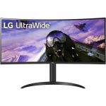 LG Ultrawide 34WP65C-B 34in Class UW-QHD Curved Screen Gaming LCD Monitor - 21:9 - 34in Viewable - Vertical Alignment (VA) - 3440 x 1440 - FreeSync Premium - 300 Nit - 1 ms - 160 Hz Ref