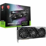 MSI G4090GXS24 GeForce RTX 4090 GAMING X SLIM Graphics Card 24GB of GDDR6X VRAM PCIe 4.0 x16 3x DisplayPort 1.4a