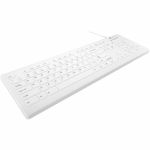 AK-C8112 Medical Keyboard - Detachable Cable  US Layout  (CF/WIN RIGHT)  White