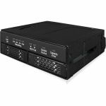 Icy Dock ToughArmor RAID MB902SPR-B - 2 x HDD Supported - 0 x HDD Installed - 2 x SSD Supported - 0 x SSD Installed - Serial ATA/600 Controller - RAID Supported - 1  JBOD RAID Levels -