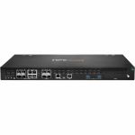 HPE 9114 Router - 4 Ports - 4 RJ-45 Port(s) - Management Port - 8.0 SFP+ Slots  SFP (mini-GBIC) Slots - 10 Gigabit Ethernet - 1U - Rack-mountable - 1 Year