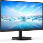 Philips V-line 241V8LBS 24in Class Full HD LED Monitor - 16:9 - Textured Black - 23.8in Viewable - Vertical Alignment (VA) - WLED Backlight - 1920 x 1080 - 16.7 Million Colors - Adaptiv